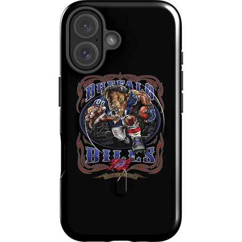 Liquid Blue NFL Buffalo Bills Running Back iPhone 16 Plus Magsafe Impact Case