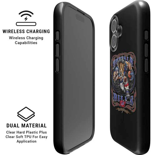 Liquid Blue NFL Buffalo Bills Running Back iPhone 16 Plus Magsafe Impact Case