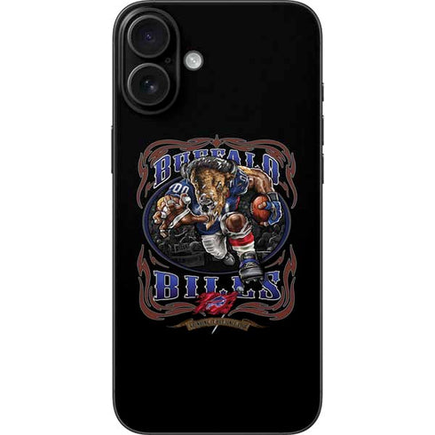 Liquid Blue NFL Buffalo Bills Running Back iPhone 16 Plus Skin