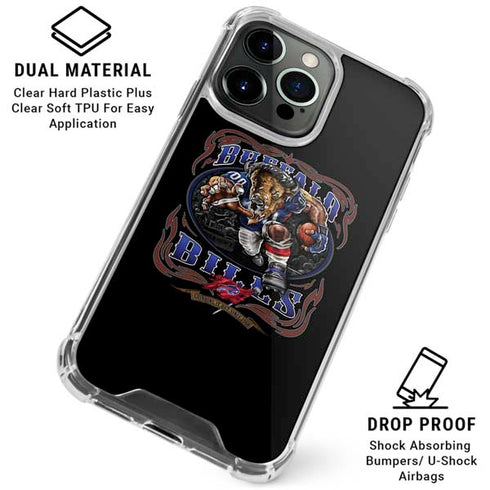 Liquid Blue NFL Buffalo Bills Running Back iPhone 16 Pro Clear Case