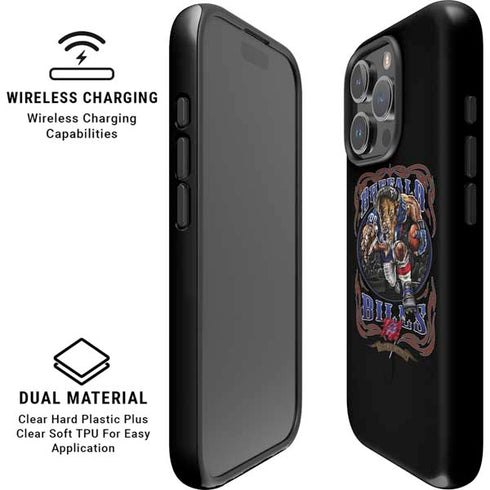 Liquid Blue NFL Buffalo Bills Running Back iPhone 16 Pro Magsafe Impact Case