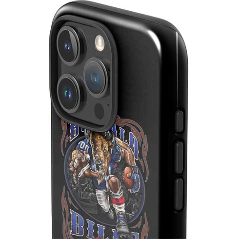Liquid Blue NFL Buffalo Bills Running Back iPhone 16 Pro Max Impact Case