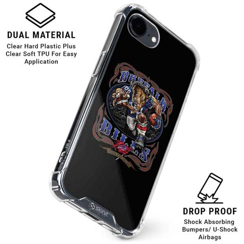 Liquid Blue NFL Buffalo Bills Running Back iPhone 16e Clear Case