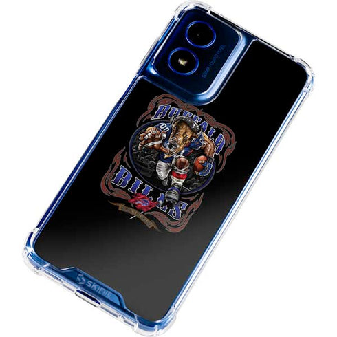 Liquid Blue NFL Buffalo Bills Running Back Moto G Play 4G (2024) Clear Case
