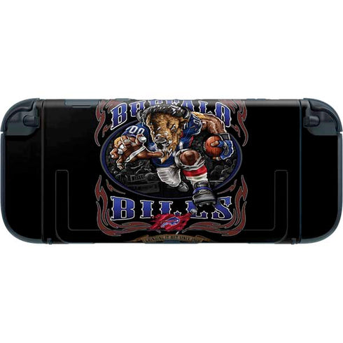 Liquid Blue NFL Buffalo Bills Running Back Nintendo Switch 2 (2025) with Joy-Con Skin
