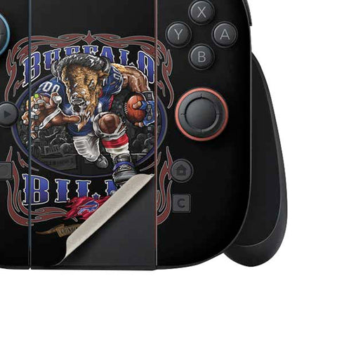 Liquid Blue NFL Buffalo Bills Running Back Nintendo Switch 2 (2025) Joy-Con Controller Skin