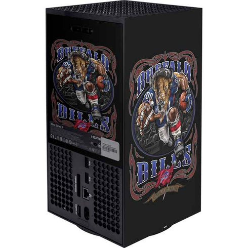 Liquid Blue NFL Buffalo Bills Running Back Xbox Series X Bundle Skin