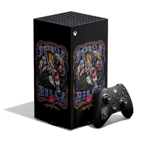 Liquid Blue NFL Buffalo Bills Running Back XBox Series X Digital Edition Bundle Skin