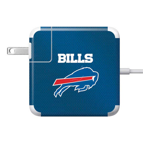 NFL Buffalo Bills Team Jersey 85W Power Adapter (15 and 17 inch MacBook Pro Charger) Skin