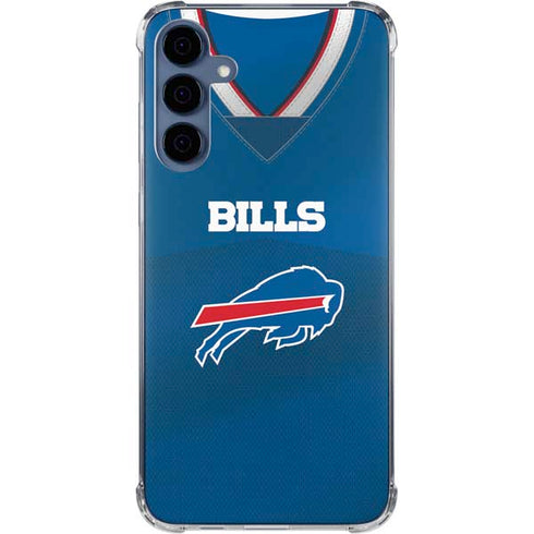 NFL Buffalo Bills Team Jersey Galaxy A55 5G Clear Case