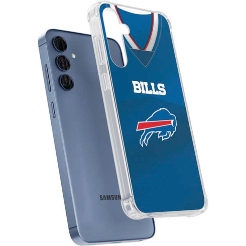 NFL Buffalo Bills Team Jersey Galaxy A55 5G Clear Case