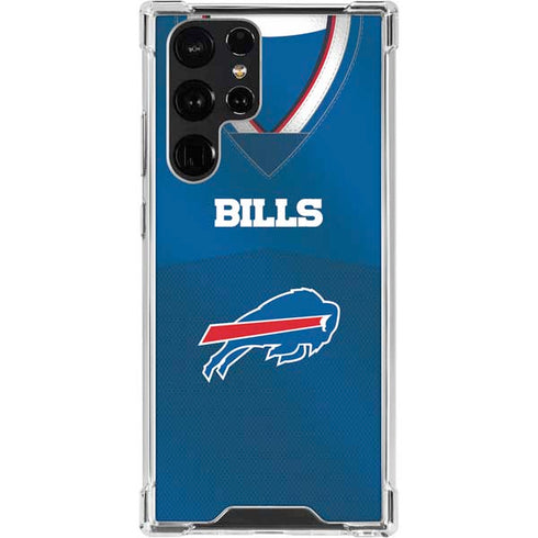 NFL Buffalo Bills Team Jersey Galaxy S23 Ultra Clear Case