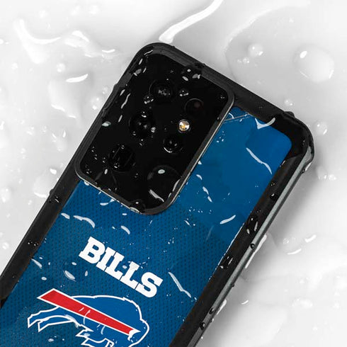 NFL Buffalo Bills Team Jersey Galaxy S24 Ultra Waterproof Case