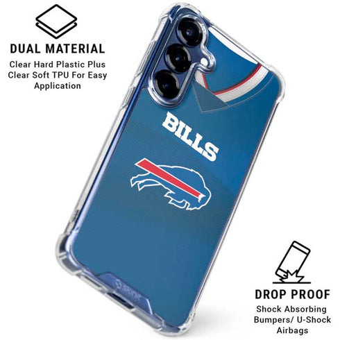 NFL Buffalo Bills Team Jersey Galaxy S25 Clear Case