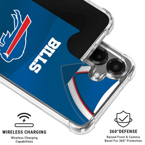 NFL Buffalo Bills Team Jersey Galaxy S26 Plus Clear Case