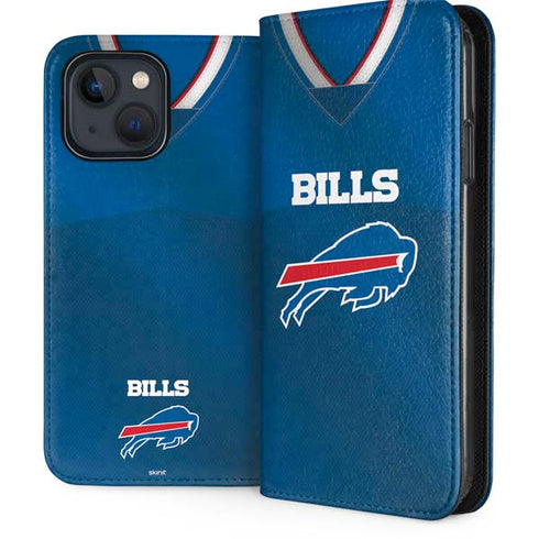 NFL Buffalo Bills Team Jersey iPhone 15 Plus Folio Case