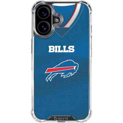 NFL Buffalo Bills Team Jersey iPhone 16 Clear Case