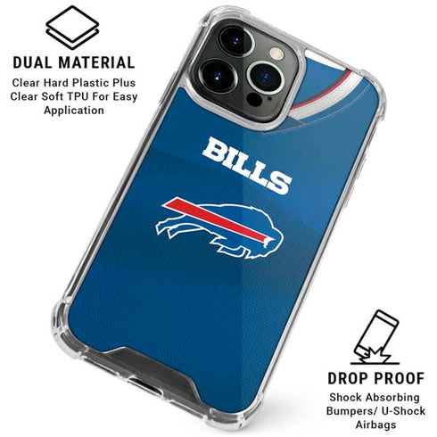NFL Buffalo Bills Team Jersey iPhone 16 Pro Max Clear Case