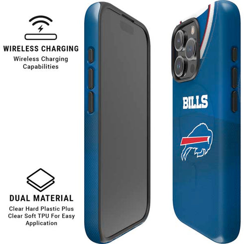 NFL Buffalo Bills Team Jersey iPhone 16 Pro Max Magsafe Impact Case