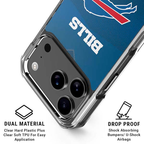 NFL Buffalo Bills Team Jersey iPhone 18 Pro Clear Case