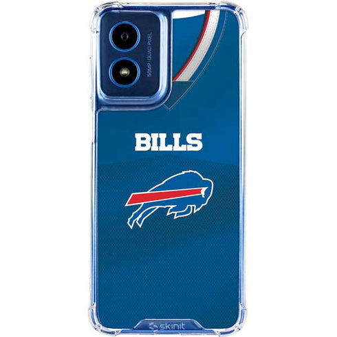 NFL Buffalo Bills Team Jersey Moto G 5G (2024) Clear Case