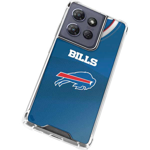 NFL Buffalo Bills Team Jersey Moto G Play 5G (2025) Clear Case