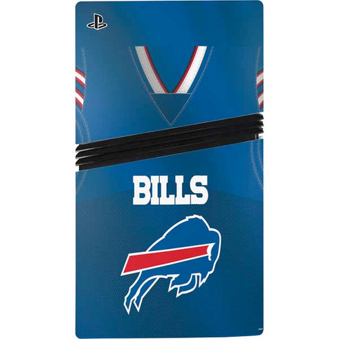 NFL Buffalo Bills Team Jersey PS5 Pro Console Skin