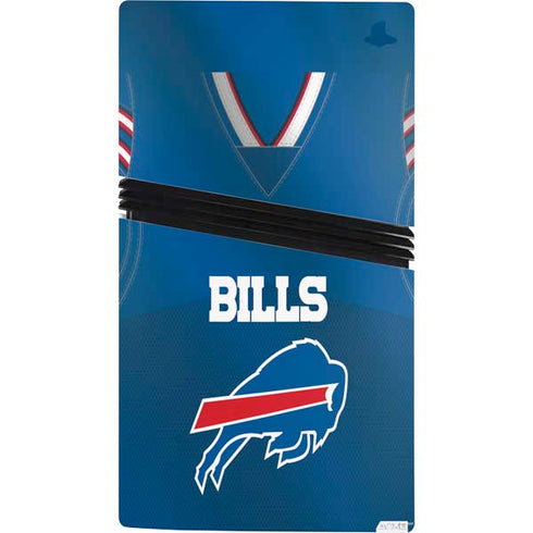 NFL Buffalo Bills Team Jersey PS5 Pro Console Skin