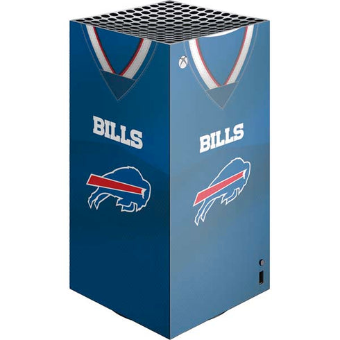 NFL Buffalo Bills Team Jersey XBox Series X Digital Edition Console Skin