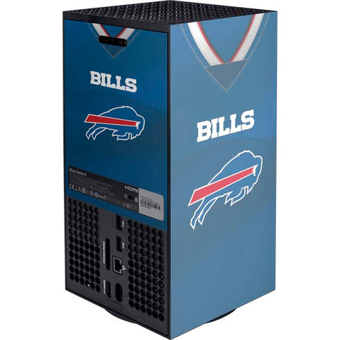 NFL Buffalo Bills Team Jersey XBox Series X Digital Edition Console Skin