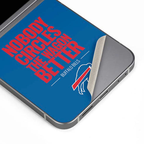 NFL Buffalo Bills Team Motto Galaxy Z Flip6 Skin