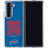 NFL Buffalo Bills Team Motto Galaxy Z Fold6 Clear Case