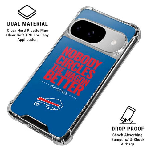 NFL Buffalo Bills Team Motto Google Pixel 10 Clear Case
