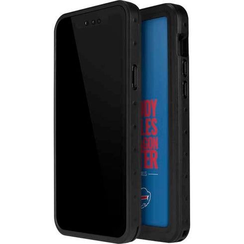 NFL Buffalo Bills Team Motto iPhone 15 Plus Waterproof Case
