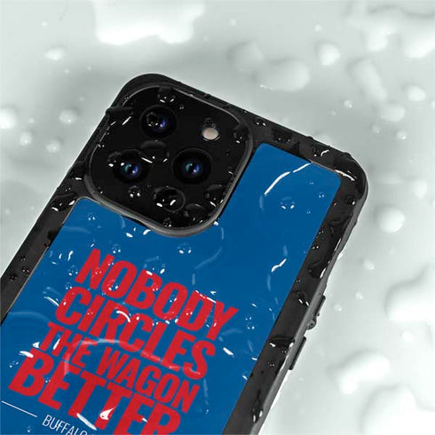 NFL Buffalo Bills Team Motto iPhone 15 Pro Waterproof Case