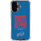 NFL Buffalo Bills Team Motto iPhone 16 Plus Clear Case