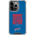 NFL Buffalo Bills Team Motto iPhone 16 Pro Max Clear Case