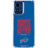 NFL Buffalo Bills Team Motto Moto G 5G (2024) Clear Case