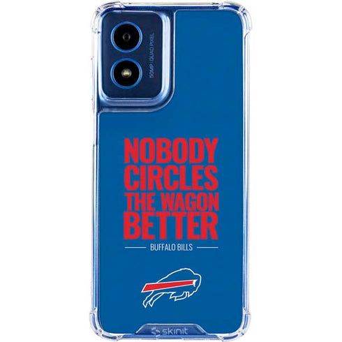 NFL Buffalo Bills Team Motto Moto G Play 4G (2024) Clear Case
