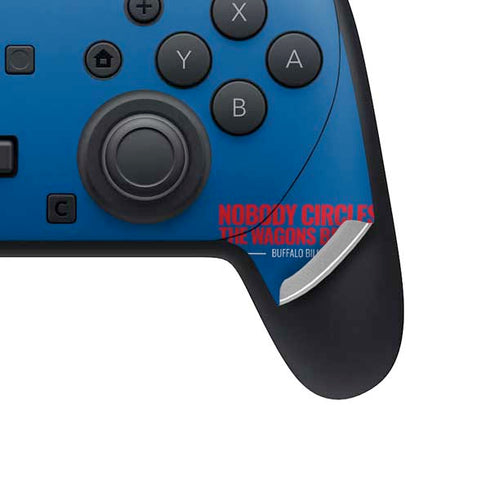 NFL Buffalo Bills Team Motto Nintendo Switch 2 (2025) Pro Controller Skin