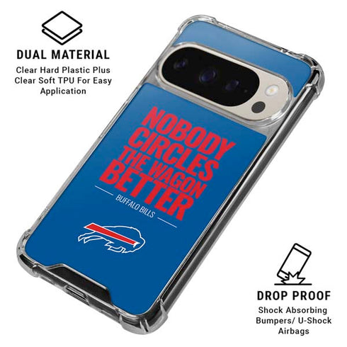 NFL Buffalo Bills Team Motto Pixel 9/9 Pro Clear Case