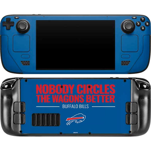 NFL Buffalo Bills Team Motto Steam Deck Handheld Gaming Computer OLED Skin