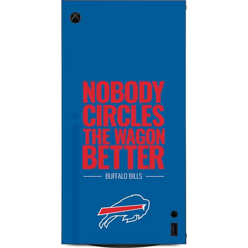 NFL Buffalo Bills Team Motto XBox Series X Digital Edition Console Skin