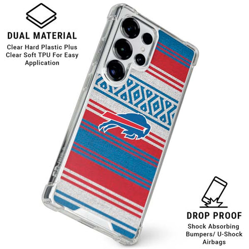 NFL Buffalo Bills Trailblazer Galaxy S25 Ultra Clear Case