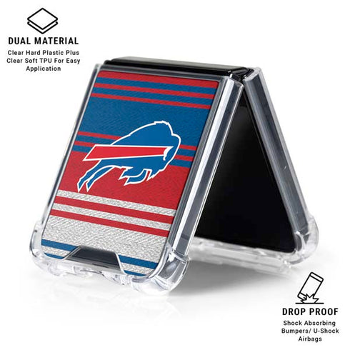 NFL Buffalo Bills Trailblazer Galaxy Z Flip6 Clear Case