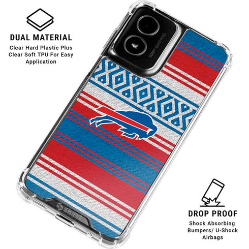 NFL Buffalo Bills Trailblazer Moto G Power 5G (2024) Clear Case