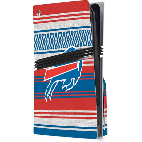 NFL Buffalo Bills Trailblazer PS5 Pro Disk Console Skin