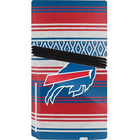 NFL Buffalo Bills Trailblazer PS5 Pro Disk Console Skin