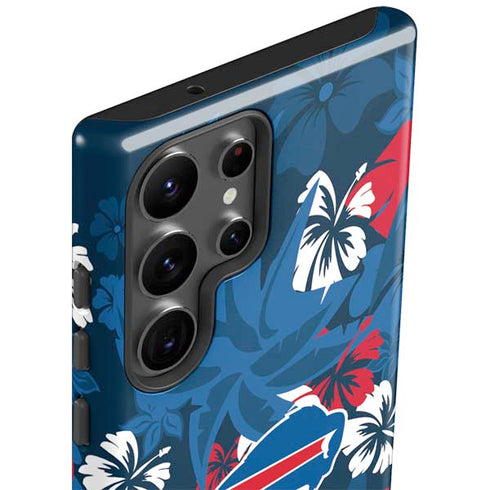 NFL Buffalo Bills Tropical Print Galaxy S23 Ultra Pro Case