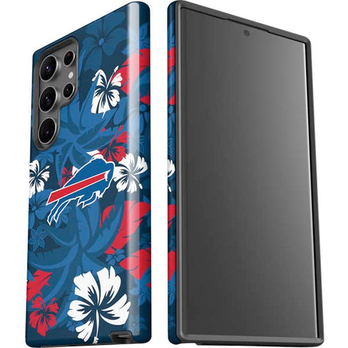 NFL Buffalo Bills Tropical Print Galaxy S23 Ultra Pro Case